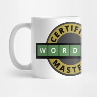 Certified Wordle Master - Wordle Mug